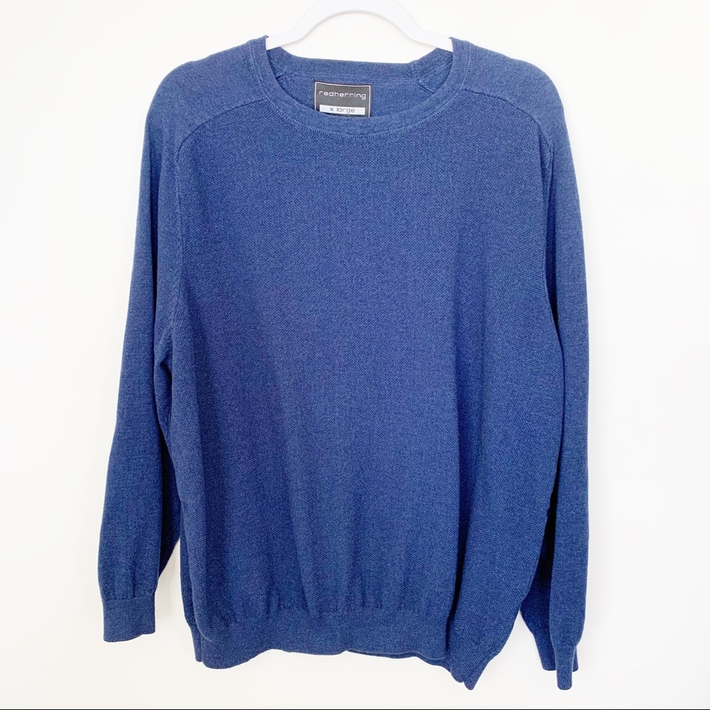 Men’s Redherring Navy Blue Sweater Size XL